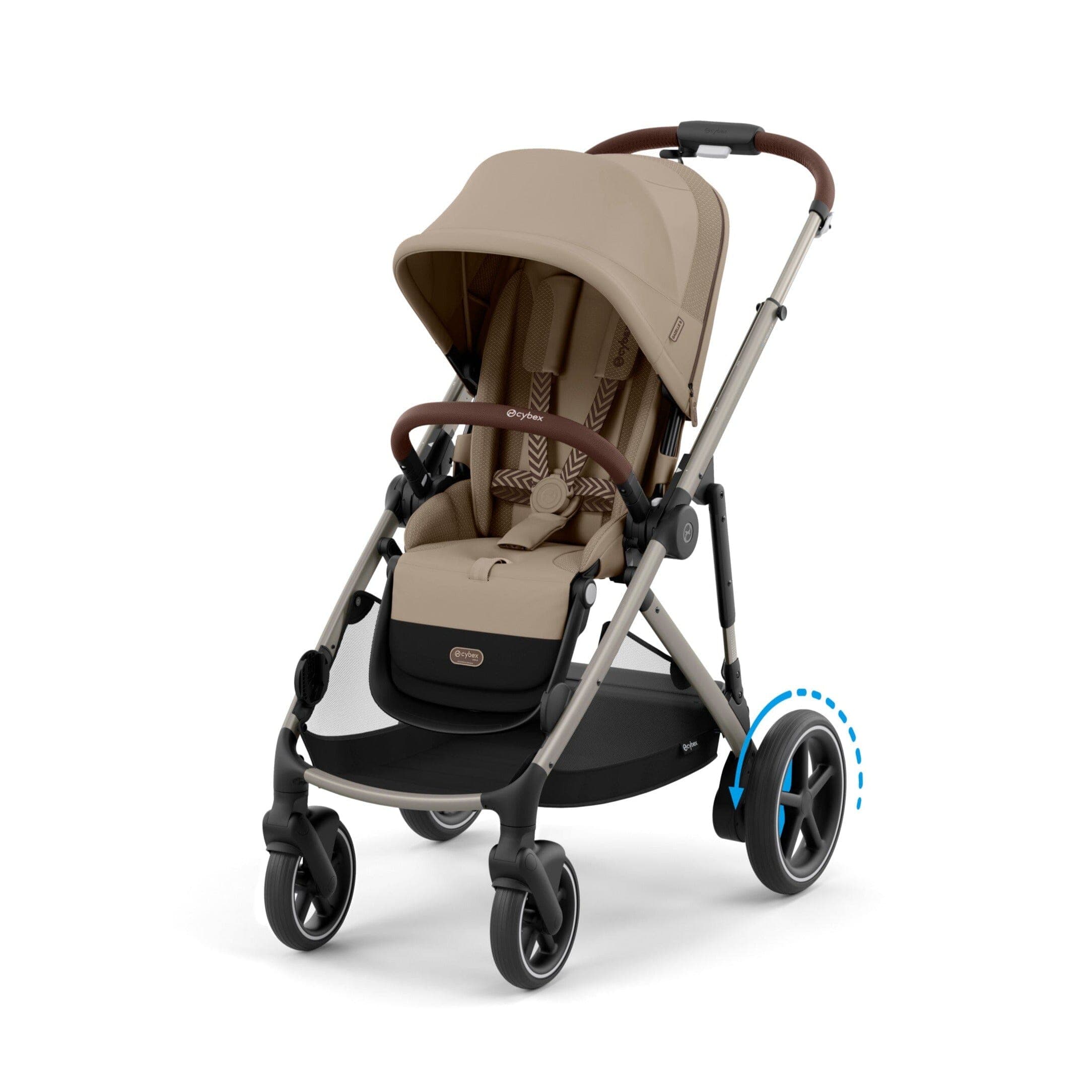Cybex Gazelle S full-size stroller all-terrain stroller thumbnail 4 - detailed view showing features and design