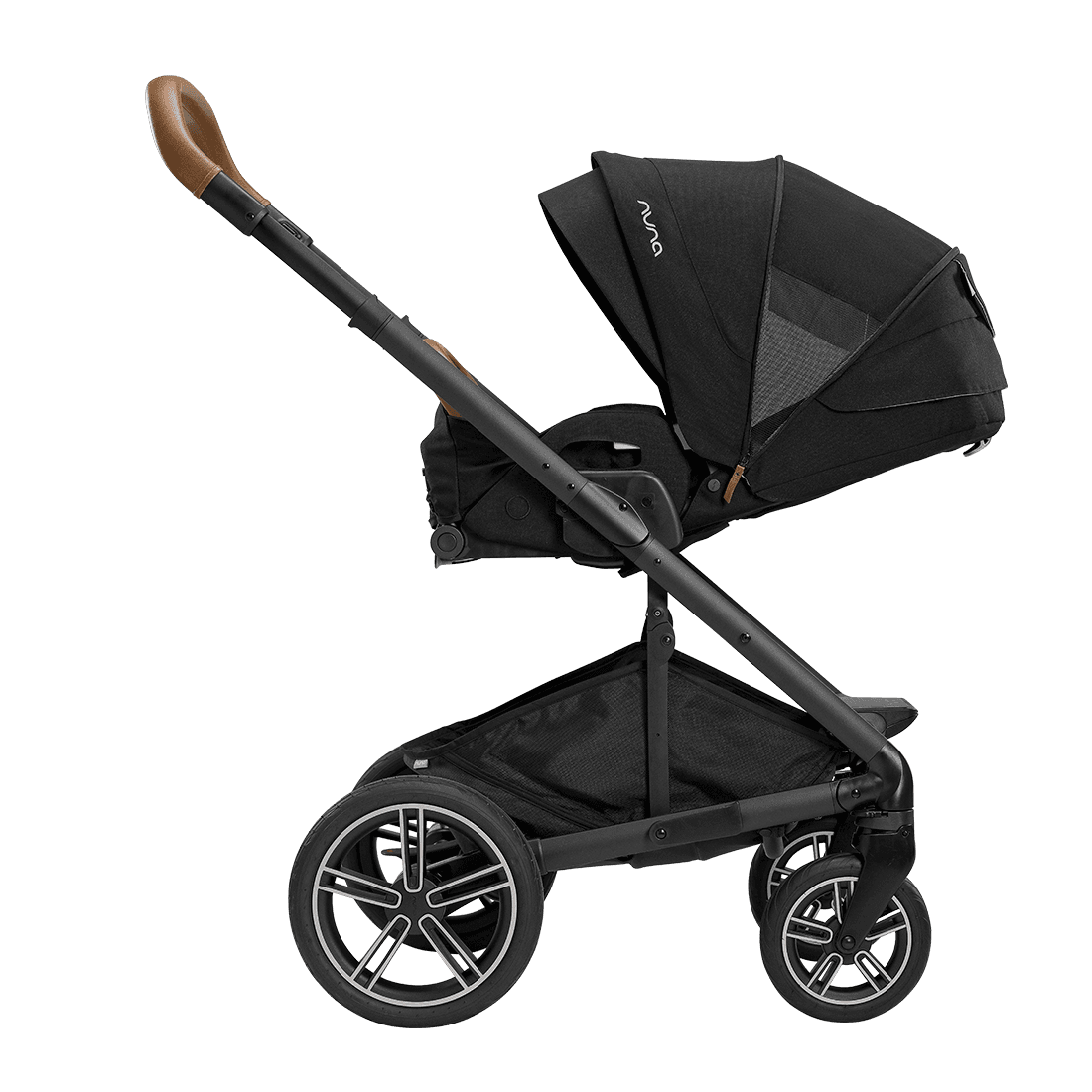 Nuna MIXX Next full-size stroller all-terrain stroller thumbnail 3 - detailed view showing features and design