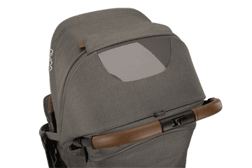 Nuna TRVL LX travel stroller lightweight stroller thumbnail 8 - detailed view showing features and design